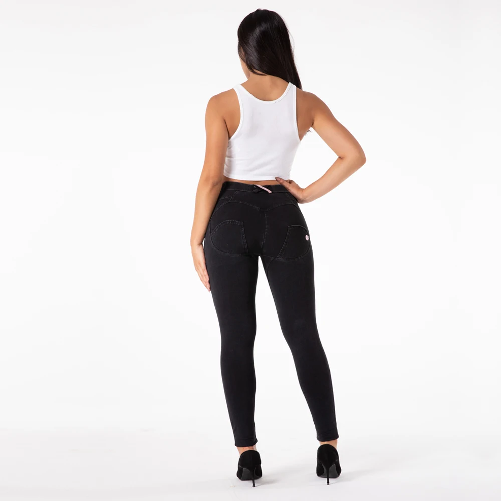Melody Yoga Jeans Sports And Fitness Leggings Women Super Skinny