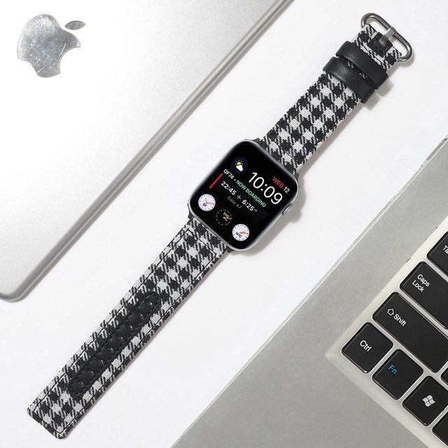 Quality Fabric Watch Band Strap for Apple Watch 6 5 4 3 2 1 SE Band 44mm 40mm 42mm 38mm Watchband for iWatch Accessories