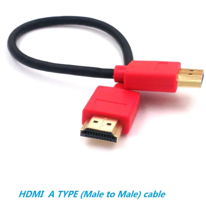 HDMI кабель видео Позолоченные кабели 1,4 1080P 3D кабель для HDTV переключатель делителя 0,5 m 1m 1,5 m 2m 3m 5m 10m 12m 15m 20m - Color: Red