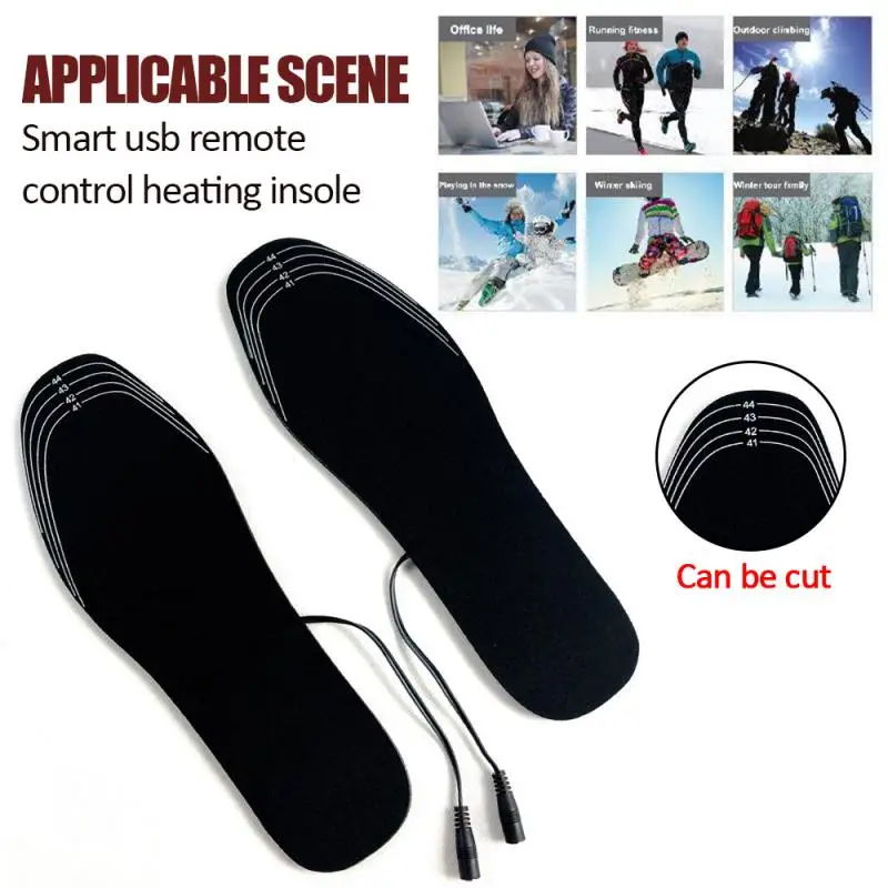 Usb Cutable Heating Insole Electric Heating Foot Warming Insole