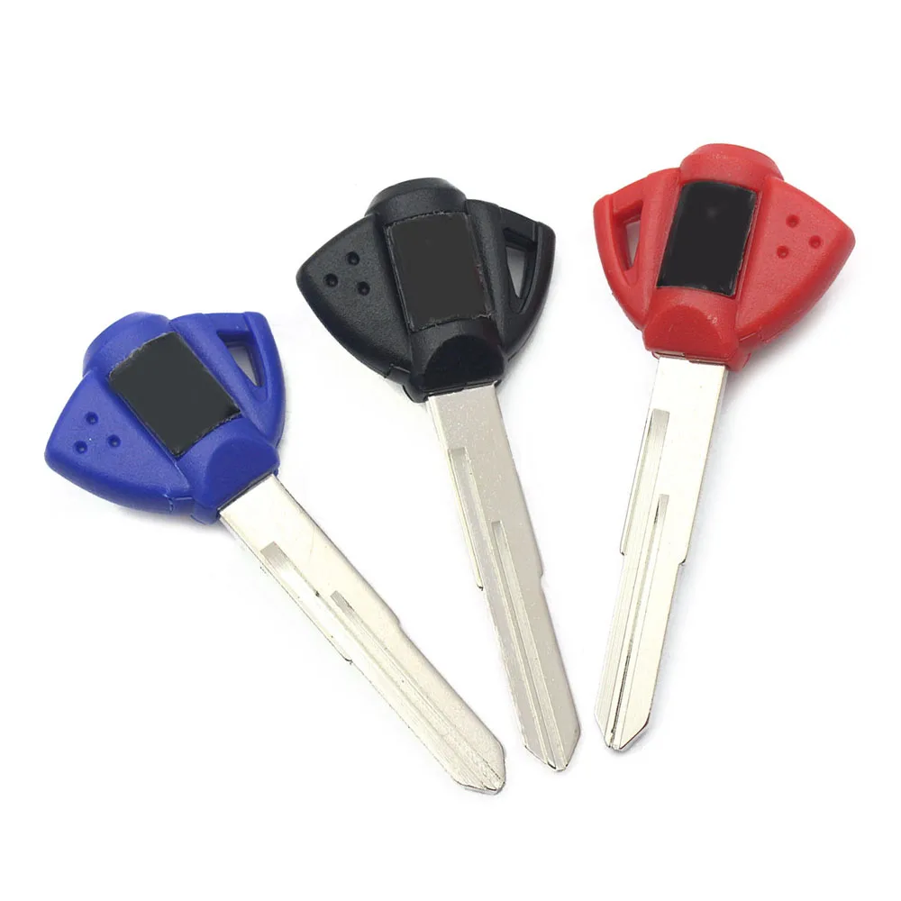 Key Cut Blade Can Be Loaded With Chips 1 Blank Motorcycle Keys For SUZUKI GSR400 GSR600 06-12 GSR750 11-12 SFV650 SFV400 key can be loaded with chips 1 blank motorcycle keys cut blade for kawasaki zx 10r 2011 z1000 2011 er6n 2011 2012