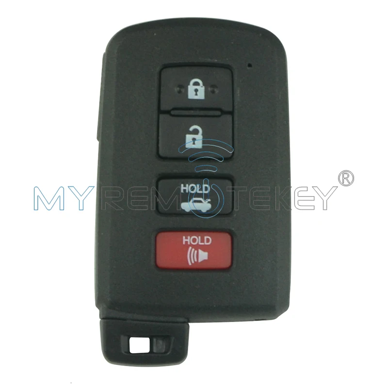 5 шт. смарт-чехол для ключей HYQ14FBA для Toyota Avalon Camry Corolla Highlander 2012- 4 кнопки remtekey