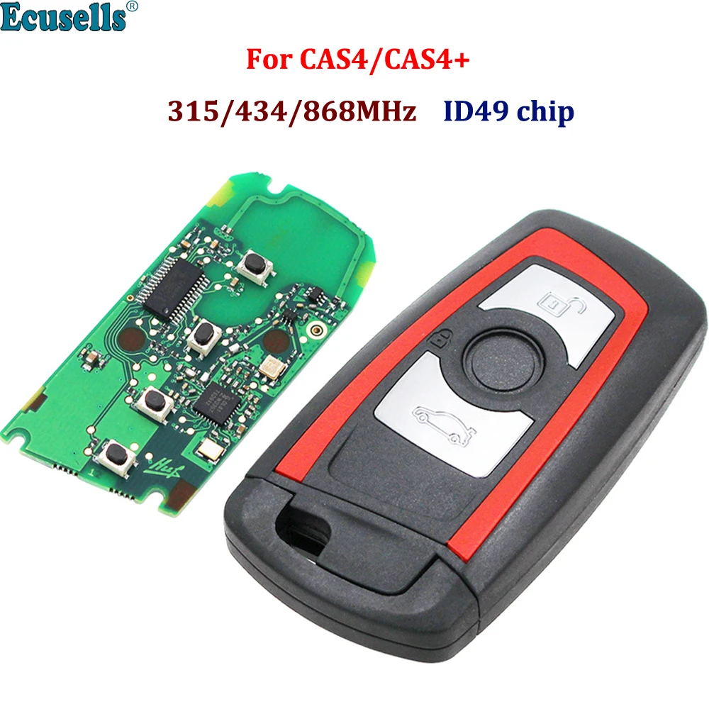 keyless 3B Remote Key 315MHz YGOHUF5662 434MHz HUF5767 868 MHz HUF5661 For BMW 5 7 F Series 2009-2016 CAS4 CAS4+ red | Автомобили и