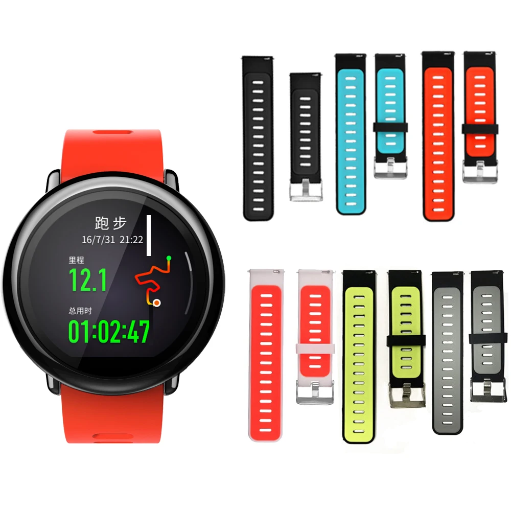 Для оригинального Xiaomi Huami Amazfit Stratos 2 2S/для amazfit pace браслет ремешок Смарт-часы 22 мм