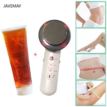 Массажер для тела+ гель для похудения RF инфракрасный 1Mhz ультразвук EMS кавитационная машина жиросжигатель подтяжка груди красота бар потеря веса