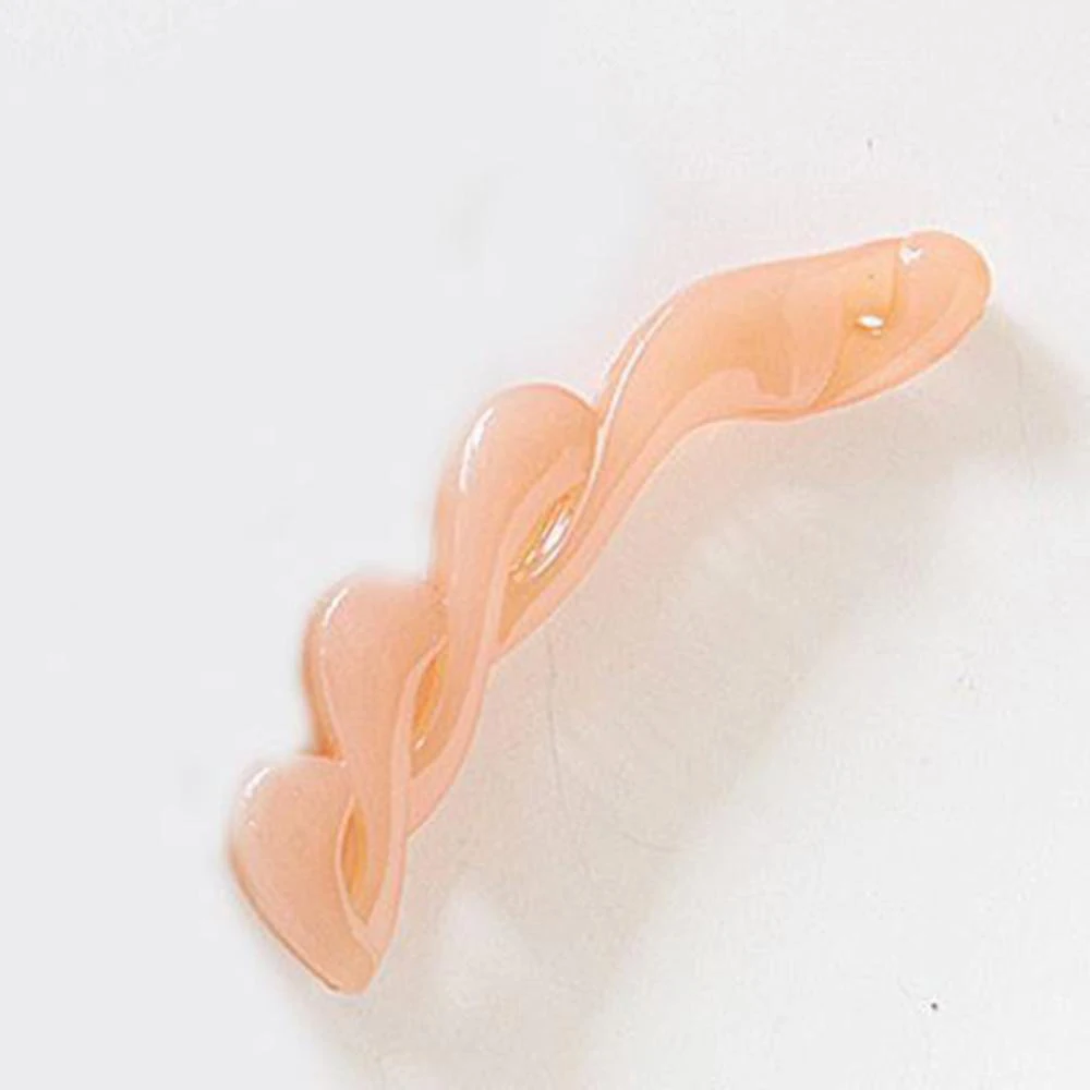 1 шт. девушки банан набор заколок для волос зажим Корейская шпилька конский хвост держатель женские заколки аксессуары для волос приспособление для Плетения КОС - Цвет: peach