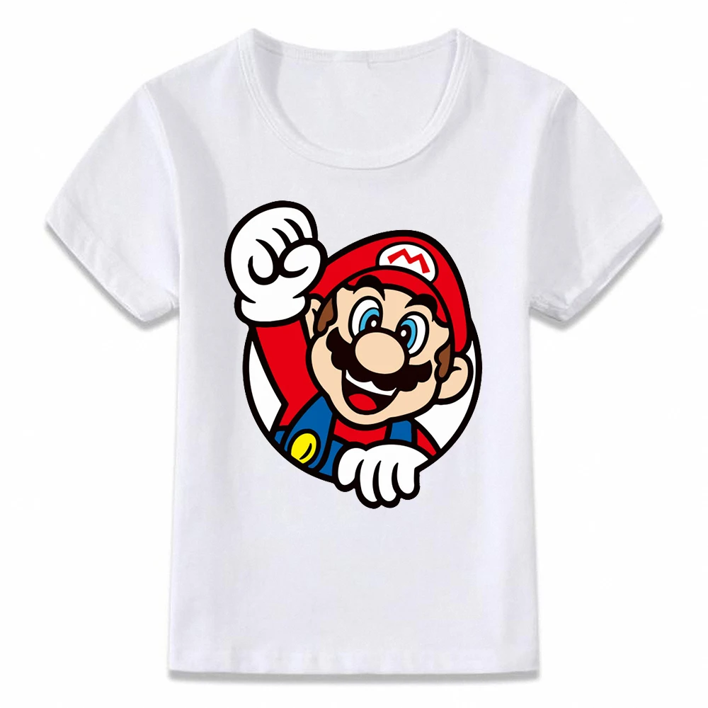 Детская одежда футболка Dab Mario Odyssey Dab/забавная игровая футболка для мальчиков и девочек, рубашки для малышей