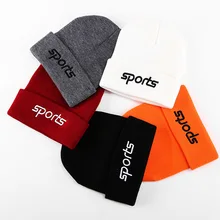 Новые осенние зимние вязаные головные уборы для мужчин и женщин NY с вышитыми буквами хлопковые шапки s осенние шапки повседневные мужские шапки для мальчиков