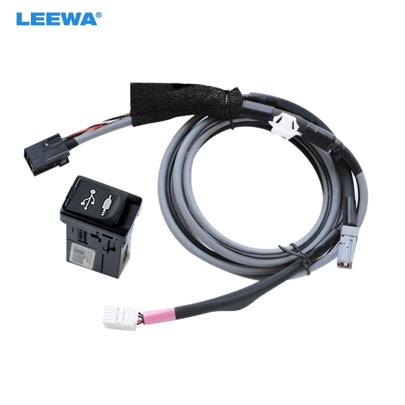 Адаптер интерфейса USB LEEWA для автомобильной аудиосистемы Toyota Corolla Camry Highlander Sienna RAV4