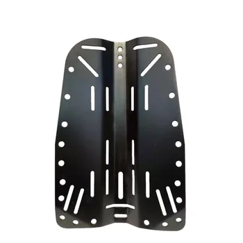 

New Hot Aluminium Scuba Diving Technique Backplate Diver BCD Plate,Black