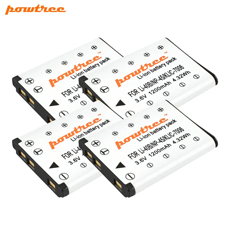 

Powtree For FUJIFILM NP-45A NP-45 NP 45 Replacement Battery for FUJIFILM XP10 XP11 J38 Z70 Z35 J40 J20 Rechargeable batteries