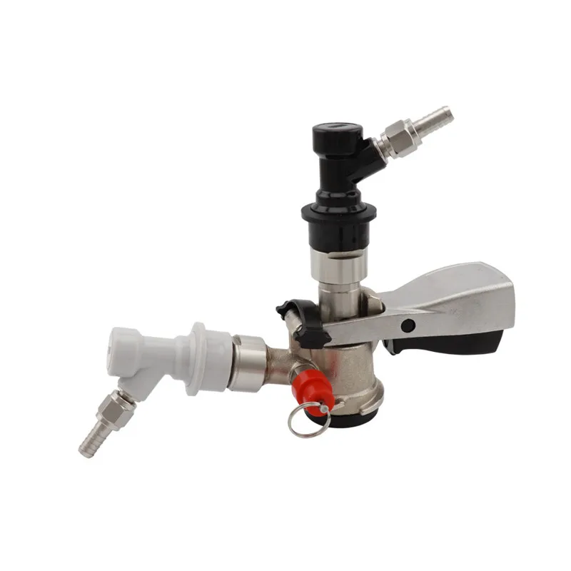 

Home Brew Beer keg coupler s-type with ball lock Disconnect conversion kit "S" System Keg Tap Coupler & Keg Adapter Kit