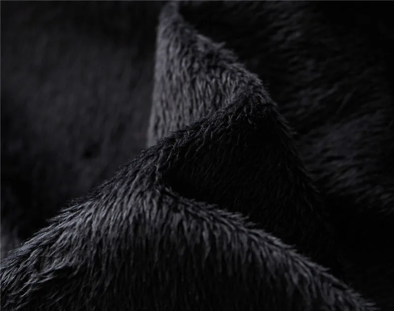 Mcikkny Men's Pu Leather Jackets And Coats Fleece Lined Motorcycle Faux Leather Top Clothing For Male Size L-3XL Windbreak (4)