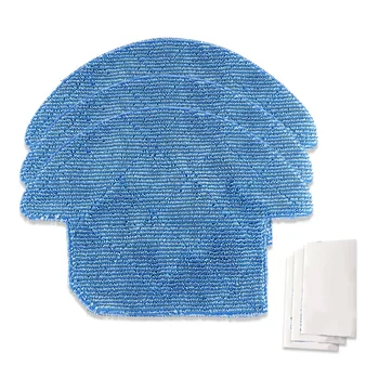 

Top Deals 1 Set Replacement Cleaning Pad Clean Mop +Sticker for ILIFE V7S V7S PRO Robotic Cleaner