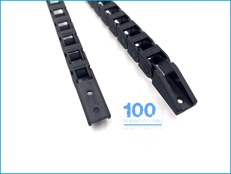 1Meter 5x5mm Wire Carrier Cable Drag Chain For CNC Router Engraving Machine Roller Plastic Transmission Chain Free shipping 11