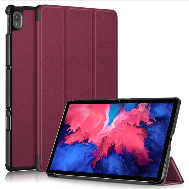 Cover For Lenovo Tab P11 Pro Case TB-J706F &  Lenovo Tab P11 Case TB-J606F  Magnetic Smart Tablet Cover for Lenovo tab P11 Plus WineRed