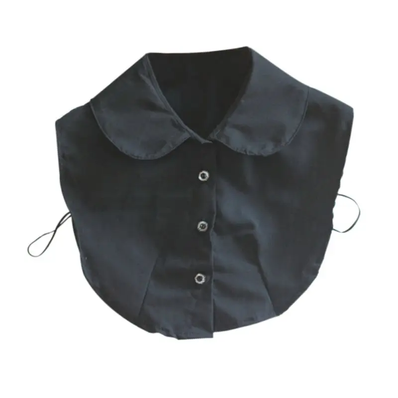 Рубашка Поддельный воротник галстук винтажный съемный воротник ложный воротник с лацканами блузка Топ для женщин одежда аксессуары женский