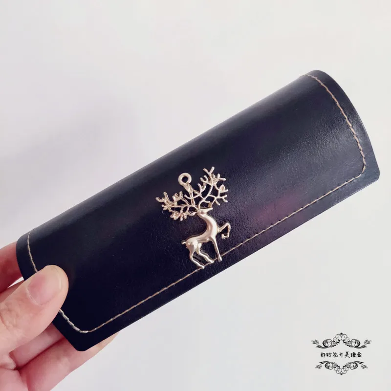 Zerosun солнцезащитные очки коробка DIY символ сильные чехлы для очков черный коричневый модные очки для хранения магнитные коробки