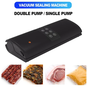 

Portable Adjustable Teperature Dual Pump Food Vacuum Sealer Packaging Machine Vacuum Food Sealing Machine Vacuum Sealer Packer