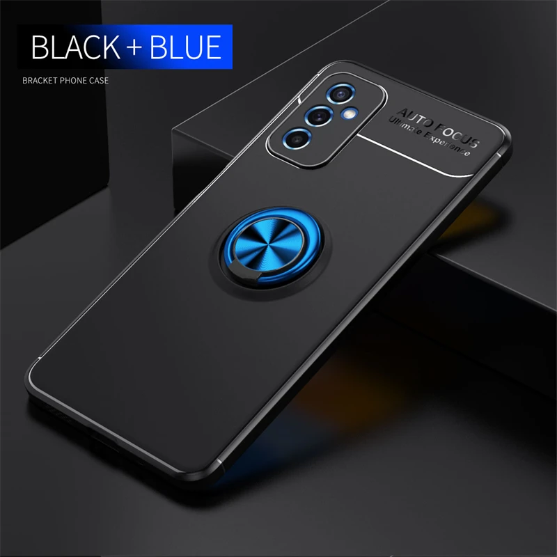 

Чехол для Samsung Galaxy M52 5G, чехол для Samsung M52 5G, чехол-бампер из ТПУ, мягкое кольцо, магнитный держатель для обложки Samsung M52, Fundas
