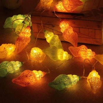 

1.5m/3m/6m LED String Light Snail Shell shape Fairy Lamp Indoor Outdoor Home Party Christmas Decoration Lights Hanging Ornament