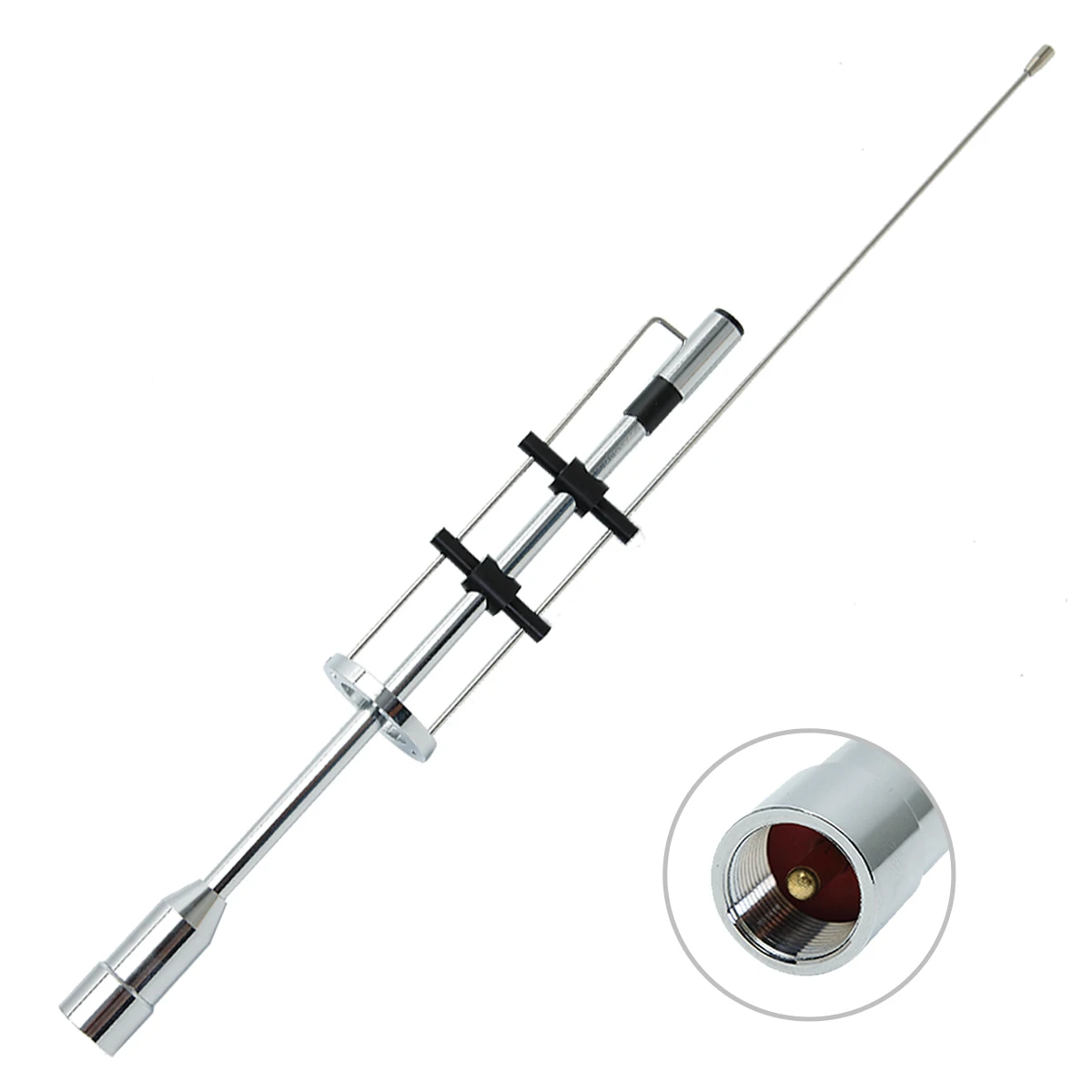 ABBREE-CBC-435 VHF UHF Dual Band PL259 3.5dBi, antena de alta ganancia para Baojie BJ-218 QYT KT-8900 TYT TH-8600 Etc