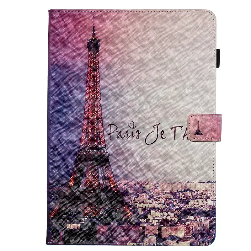 D Wekays Coque для iPad 10,2 с рисунком бабочка кожаный чехол для iPad 10,2 7th поколения A2200 A2198 A2232 крышка чехол s - Цвет: D