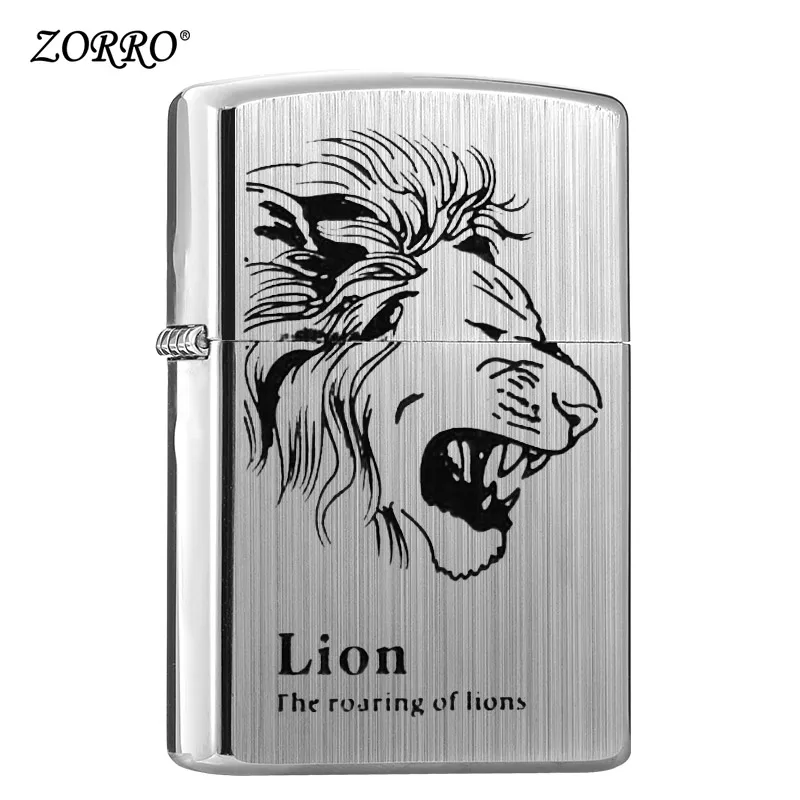 

Lighter Kerosene Windbreak Lion Breath 8217 Ultra-thin Personality Men's Birthday Gift to Boyfriend