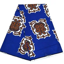 Новейший Анкара Африканский Воск принты ткань Нигерия Голландский Настоящий Воск обертка хлопок 6 ярдов