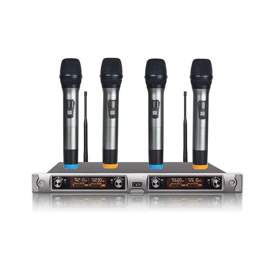handheld mic Bolymic УВЧ вокальный беспроводной микрофон гарнитура система Профессиональный головной убор микрофон для школы, pro выступления, свадьбы - Цвет: handheld mic