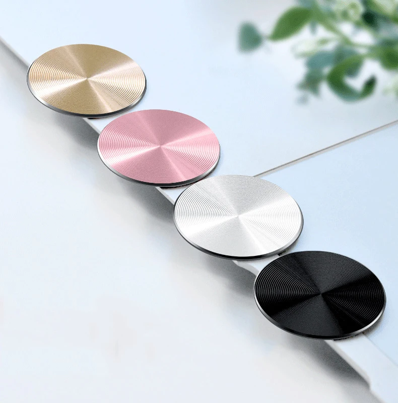 2021 new iphone Sticker Metal Plate disk iron sheet Magnet Mobile Phone Holder accessories For Magnetic Car Phone Stand holders car vent phone holder