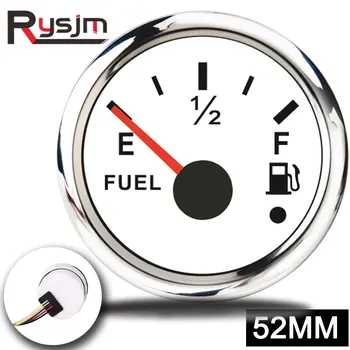 

Universal Fuel Gauge for Motorcycles New 52mm Marine Auto Fuel Level Tank Gauges 0-190 ohm Fuel Level Meters 240-33 ohm 9-32v