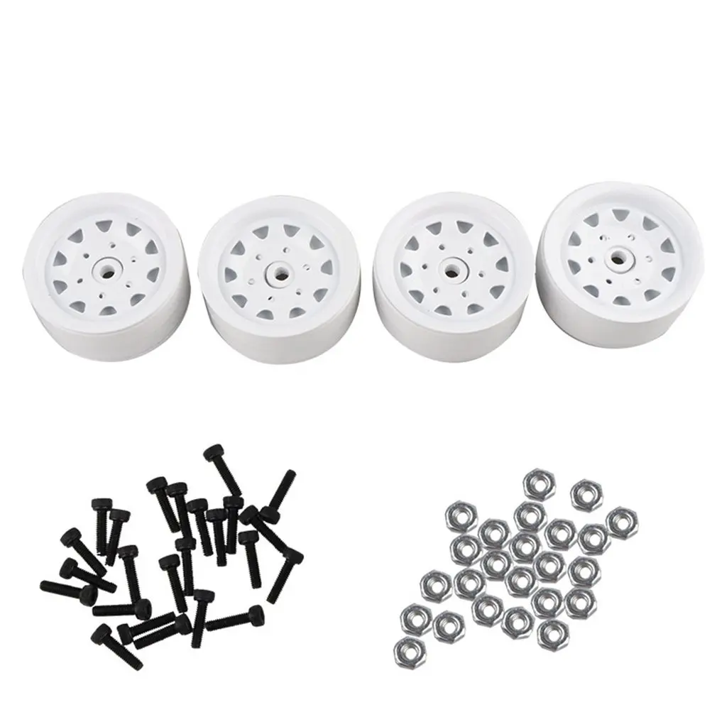 

2019 1.9 Inch RC Metal Wheels Hub Rim Set for Axial SCX10 RC4WD D90 1/10 RC Crawler Car Vehicle RC Tires Part Accessories AX-617
