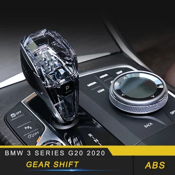 

For BMW 3 Series G20 2020 Car Engine Start Button Media Switch Cover Crystal Trim Gear Shift Parts Interior Accessories