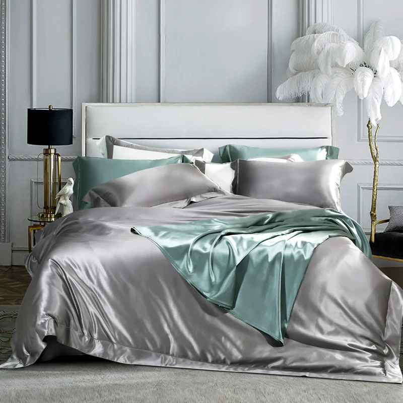 Yao Platform Ju Real Silk Bedding Four Paper Set Quilt Cover Villa Floss High Archives Mulberry Article | Дом и сад