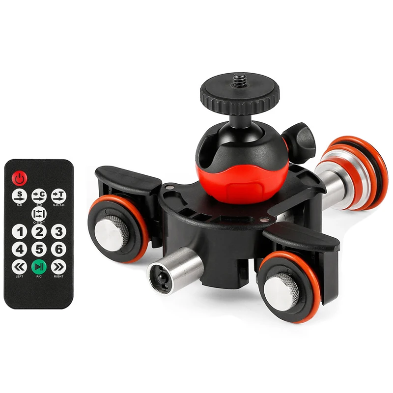 

Camera Video Track Dolly Motorized Electric Slider Motor Dolly Truck for Nikon Canon Dslr Camera Dv Movie Vlogging Gear