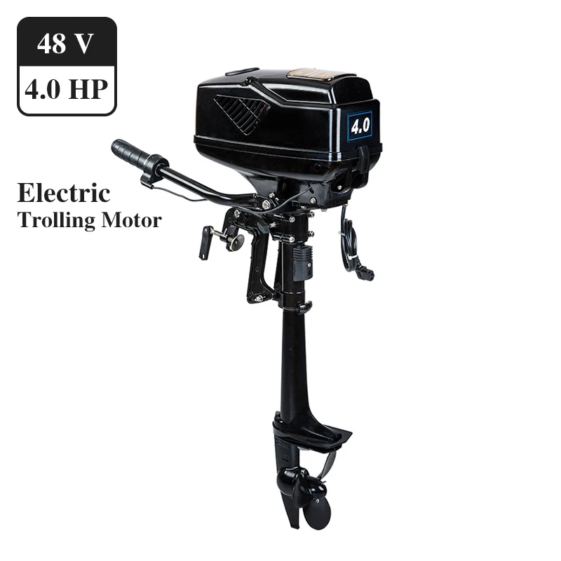 12 V/24 V/48 V/60 V внешний электродвигатель моторная лодка лодочный электромотор - Цвет: 48V4.0HP