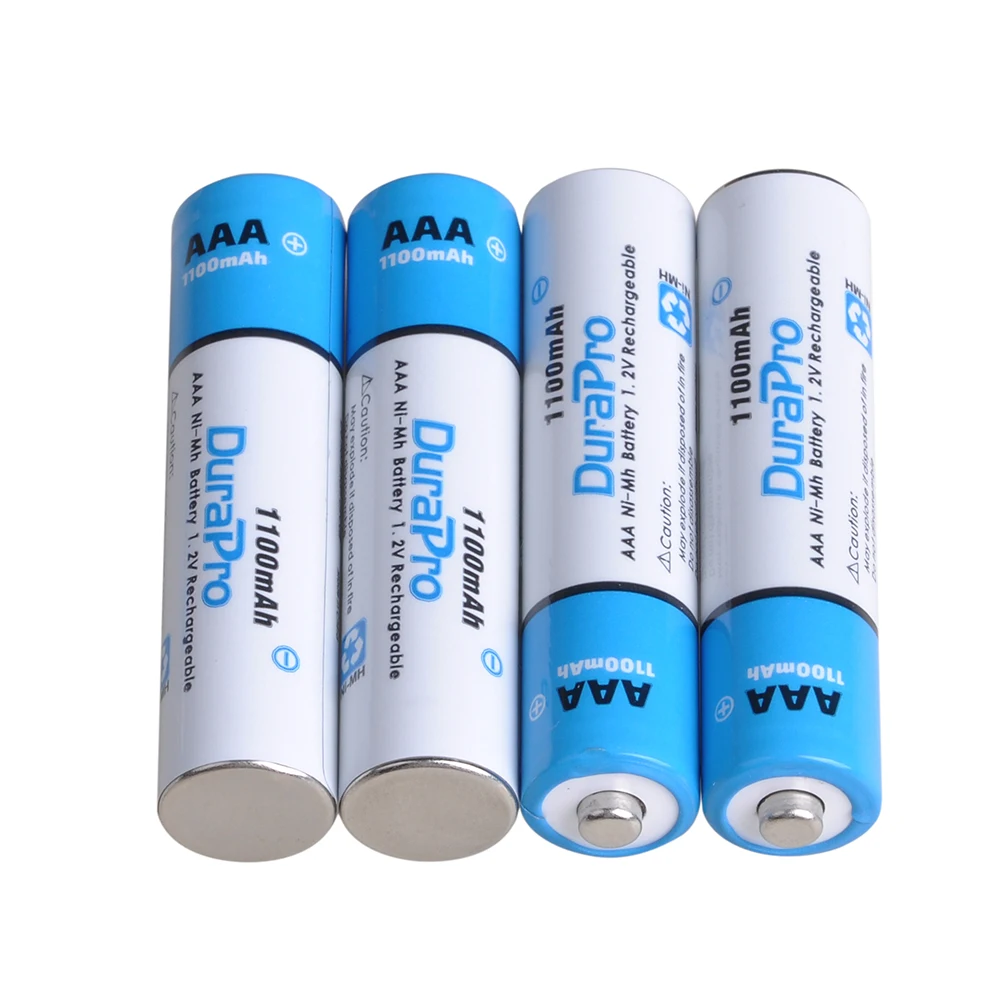 DuraPro 2800MAH AA или 1100mAH AAA Ni-MH аккумуляторы для камеры, калькулятора, mp3-плеера и т. Д