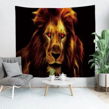 

Tager Series Tapestries Psychedelic Square Pastoral Style Sunset Wall Hanging Phase Change Tapestries Bedroom Decor