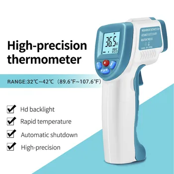 

Digital Thermometer Baby Adult Thermometer Infrared Forehead LCD Non-contact Thermometer Temperature Measurement Tool