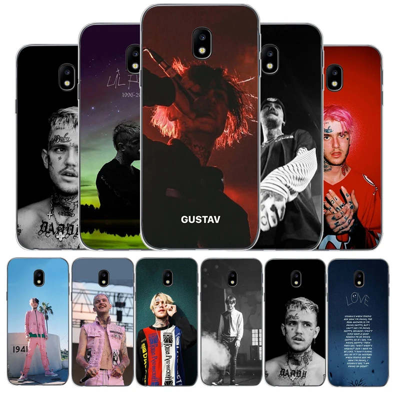 Силиконовый чехол Lil Peep hellboy Life is Beautiful Cry Baby из ТПУ для телефона Samsung Galaxy J3 J4 J5 J6 J7 J8