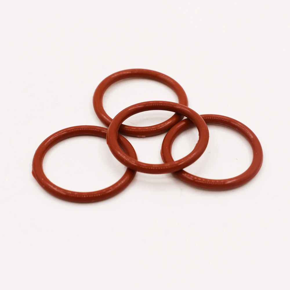 OD 14mm Outer Diameter Silicone O-Rings VMQ Rubber 55A Metric Seals