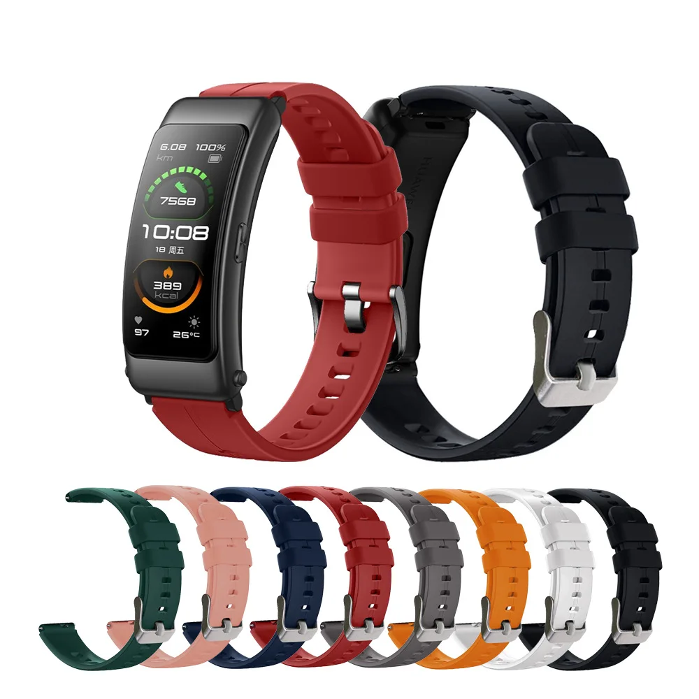 Спортивный ремешок для Huawei Talkband B6 B3 силиконовый браслет смартфона 16 мм часов TIMEX