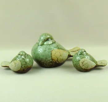 

PORCELAIN BIRD MINIATURE DECORATIVE CERAMICS FLEDGLINGS FIGURINES MOTHERHOOD GIFT AND CRAFT EMBELLISHMENT KNICKKNACK ACCESSORIES