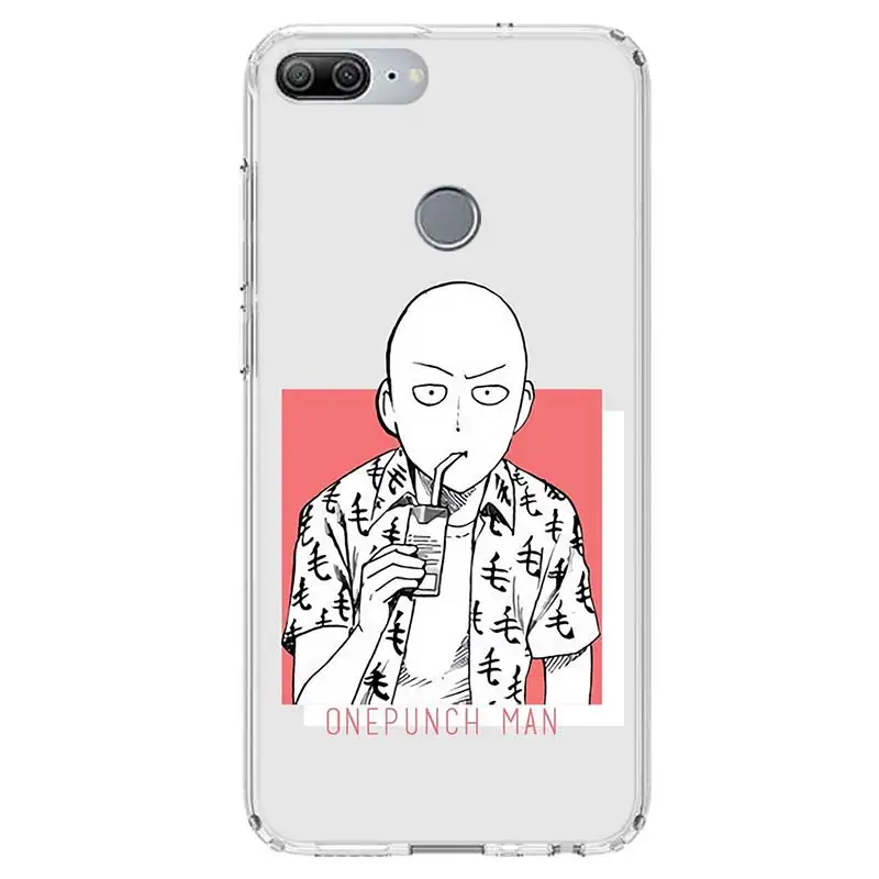 One-Punch Man аниме крышка чехол для телефона для huawei Y9 Y5 Y6 Y7 Honor 8X 8A 8S 7A фотоаппаратов моментальной печати 7S 9 10 Lite 8A 10i 20S Coque чехол s