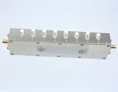 DHL/EMS 1 шт разводной Переменный аттенюатор 8-ключ-Пресс SMA 0~ 90dB шаг 1dB DC-2.5GHz 10 Вт-C1