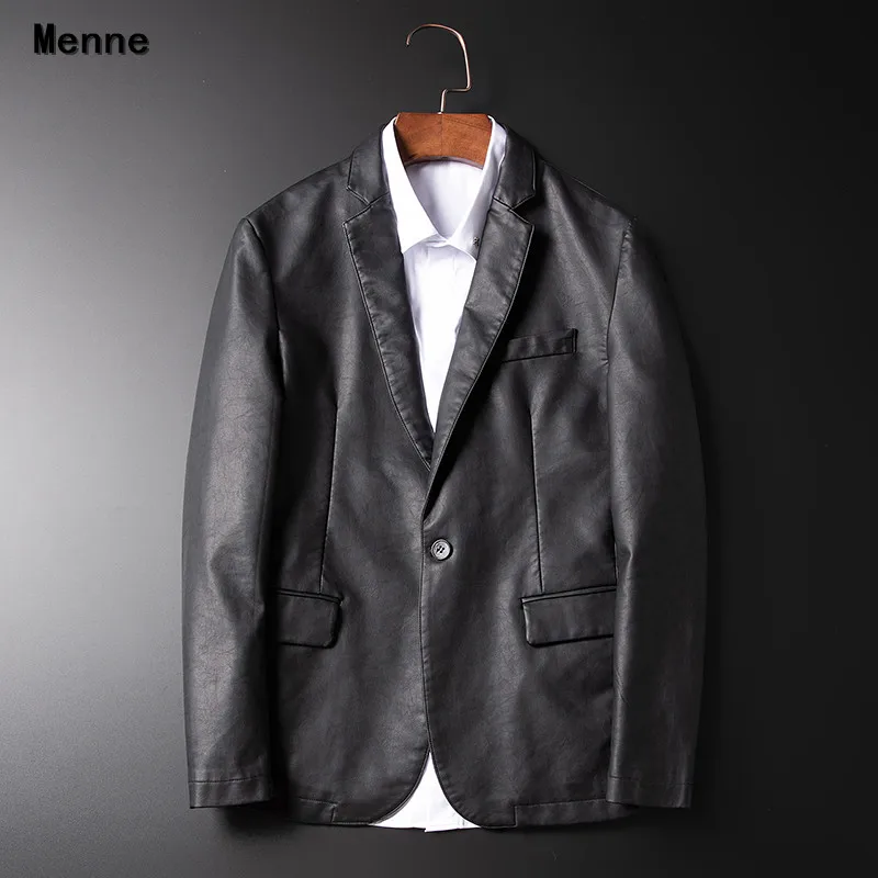 Menne new Men's jacket\ Winter leather/Big size/Poxi