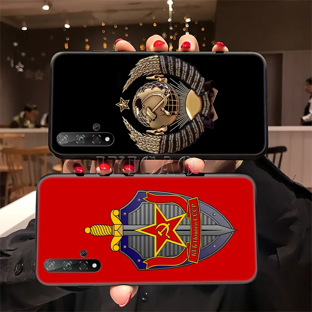 IYICAO Россия флаг герб мягкий чехол для телефона Huawei Honor 9X20 Pro 7A 7C 7X8 9 10 Lite 8X 8C Note 10 View 20 чехол