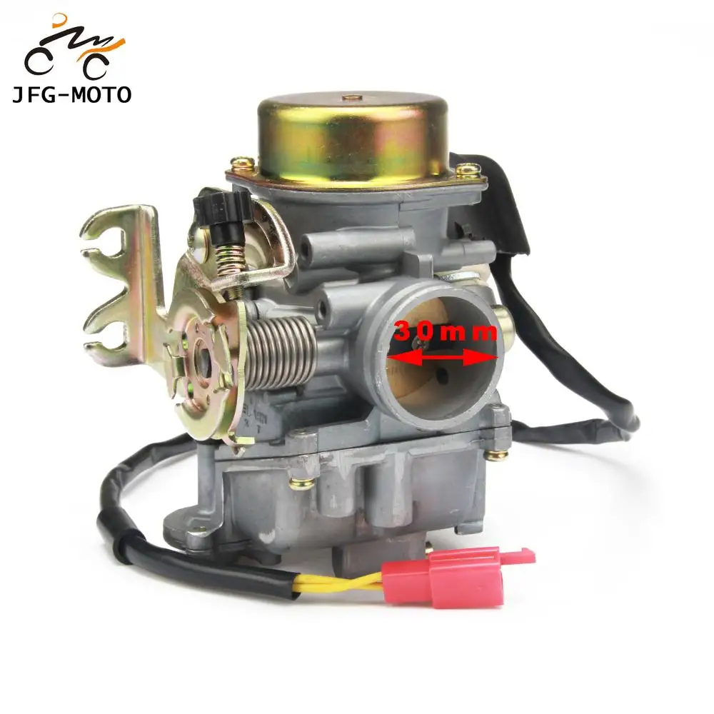 Мотоциклетные аксессуары CVK30 CVK 30 мм Карбюратор Carb Замена для скутеров Keihin ATV GY6