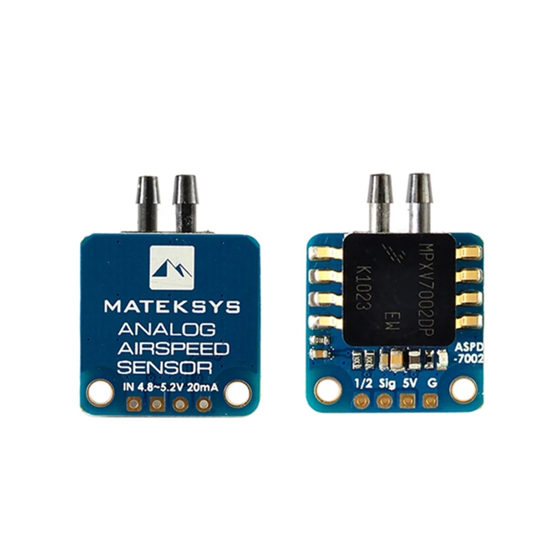 

Matek Systems Analog Airspeed Sensor ASPD-7002 for Flight Controller RC Airplane Fixed Wing RC Drone Parts Accessories